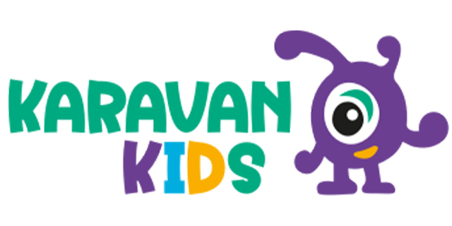 Logo de la marque de lunettes Karavan Kids chez Q de Bouteilles, opticien à Aurec-sur-Loire.