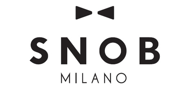 Logo de la marque de lunettes Snob Milano chez Q de Bouteilles, opticien à Aurec-sur-Loire.